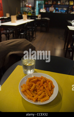 Pasta al Pomodoro Mailand Lombardei Italien Europa Stockfoto