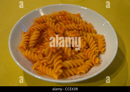 Pasta al Pomodoro Mailand Lombardei Italien Europa Stockfoto