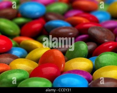 Smarties Süßigkeiten Stockfoto