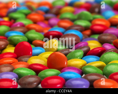 Smarties Süßigkeiten Stockfoto