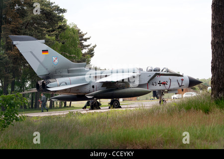 Tornado in Düsseldorf Weeze während des Open House Stockfoto