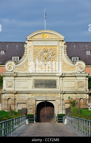 Eingangstor zur Vauban Zitadelle in Lille, Frankreich Stockfoto