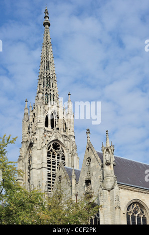 Die Kirche Église Saint-Maurice im gotischen Stil in Lille, Frankreich Stockfoto