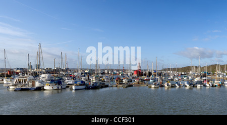 Hoo Marina in Kent Stockfoto