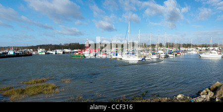 Hoo Marina in Kent Stockfoto