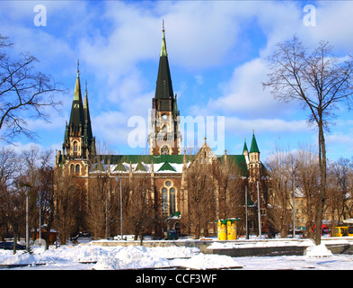 Kirche St. Olha und Elizabeth, Lemberg. Ukraine Stockfoto