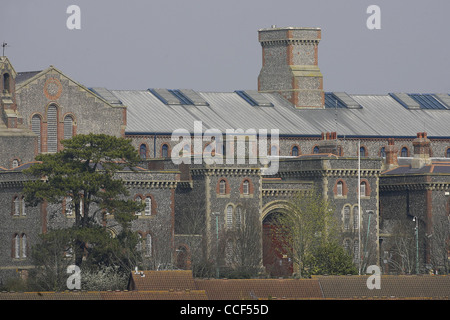 Gesamtansicht der HM Gefängnis Lewes. Bild von James Boardman. Stockfoto