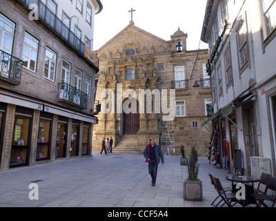 Igreja da Misericórdia (Kirche der Barmherzigkeit) in Braga, Portugal Stockfoto