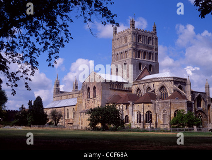 Tewkesbury Abbey Kirche Tewkesbury Gloucestershire England UK Stockfoto