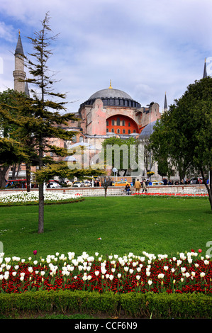Hagia Sophia, eines der wichtigsten "Markenzeichen" von Istanbul, Türkei Stockfoto