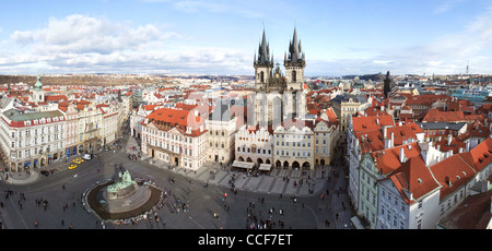 Prag, Altstädter Ring. Staromestske namesti Stockfoto