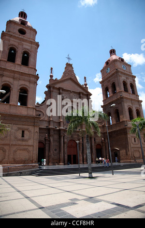 Der anspruchsvolle Zentrum von Santa Cruz De La Sierra, die Hauptstadt des östlichen Bolivien. Stockfoto