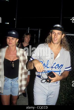 16. Dezember 2010 - Hollywood, Kalifornien, US - L6164EG. MICHAEL BOLTON UND NICOLETTE SHERIDAN.  / 1993. (Kredit-Bild: © Ed Geller/Globe Photos/ZUMAPRESS.com) Stockfoto