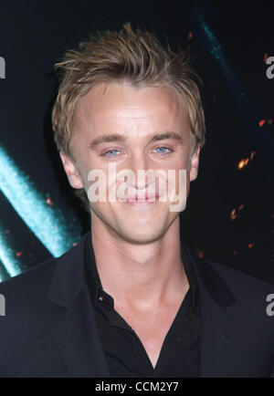 15. November 2010 - New York, New York, US - Schauspieler TOM FELTON besucht die New Yorker Premiere von Harry Potter und die Heiligtümer des Todes Â Teil 1 in der Alice Tully Hall statt. (Bild Kredit: Nancy Kaszerman/ZUMApress.com ©) Stockfoto