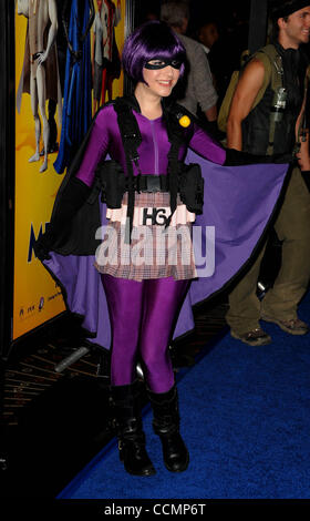 29. Oktober 2010 - Los Angeles, Kalifornien, USA - Erin Sanders, Teilnahme an der Los Angeles-Premiere von "MEGAMIND" statt in der Graumans Chinese Theatre In Hollywood, Kalifornien am Oktober 30,2010. 2010.K66682LONG (Kredit-Bild: © D. Long/Globe Photos/ZUMApress.com) Stockfoto