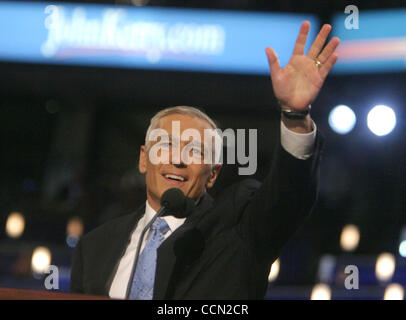 29. Juli 2004; Boston, MA, USA; General WESLEY CLARK bei der Democratic National Convention 2004 statt im Fleet Center. Stockfoto