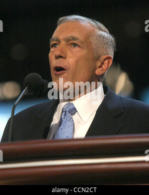 29. Juli 2004; Boston, MA, USA; General WESLEY CLARK bei der Democratic National Convention 2004 statt im Fleet Center. Stockfoto