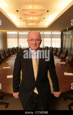 Sep 23, 2004 - San Ramon, Kalifornien, USA - ChevronTexaco Corporation Chairman und CEO DAVID J. O'REILLY fotografiert am Firmensitz in San Ramon. (Kredit-Bild: © Martin Klimek/ZUMA Press) Stockfoto