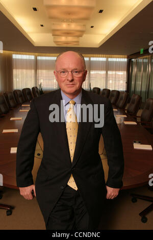 Sep 23, 2004 - San Ramon, Kalifornien, USA - ChevronTexaco Corporation Chairman und CEO DAVID J. O'REILLY fotografiert am Firmensitz in San Ramon. (Kredit-Bild: © Martin Klimek/ZUMA Press) Stockfoto