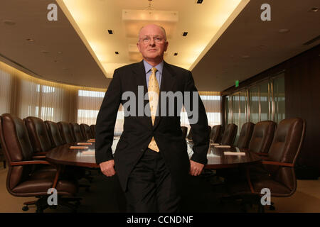 Sep 23, 2004 - San Ramon, Kalifornien, USA - ChevronTexaco Corporation Chairman und CEO DAVID J. O'REILLY fotografiert am Firmensitz in San Ramon. (Kredit-Bild: © Martin Klimek/ZUMA Press) Stockfoto
