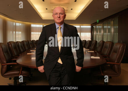 Sep 23, 2004 - San Ramon, Kalifornien, USA - ChevronTexaco Corporation Chairman und CEO DAVID J. O'REILLY fotografiert am Firmensitz in San Ramon. (Kredit-Bild: © Martin Klimek/ZUMA Press) Stockfoto
