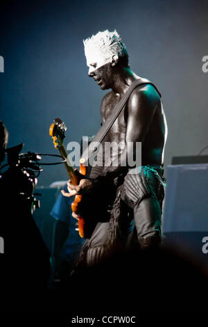 Country-Rock Band Limp Bizkit die live in Moskau. Stockfoto