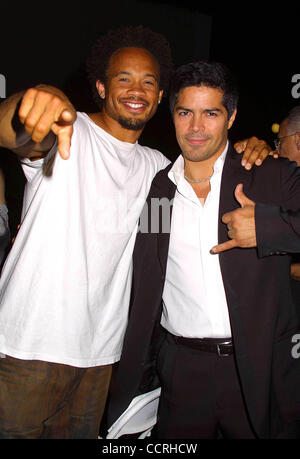 12. Juli 2003 - Hollywood, Kalifornien, USA - I7765CHW - .29TH jährlichen Sorge Stiftung BLOCK PARTY - 1,5 Millionen IN einer einzigen Nacht zu Kampf Krebs!! - . PETERSEN AUTOMOTIVE MUSEUM, LOS ANGELES, CA - 12.07.2003-.   / / 2003 -. ESAI MORALES (Kredit-Bild: © Clinton Wallace/Globe Fotos/ZUMAPRES Stockfoto