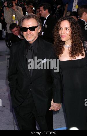 29. Februar 2004 - Hollywood, Kalifornien, US - K35863EG2. VANITY FAIR OSCAR PARTY 2004 IN MORTONS RESTAURANT, WEST HOLLYWOOD, KALIFORNIEN 29.02.2004.  / 2004. HARVEY KEITEL(Credit Image: © Ed Geller/Globe Photos/ZUMAPRESS.com) Stockfoto
