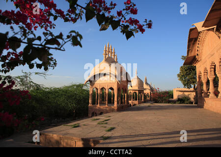 Ansicht von Kusum Sarovar in der Nähe von Govardhan. Stockfoto