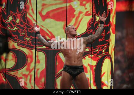 28. März 2010 - Phoenix, Arizona, USA - RANDY ORTON bei WWE Wrestlemania 26. (Kredit-Bild: © Matt Roberts/ZUMA Press) Stockfoto