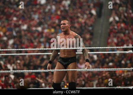 28. März 2010 - Phoenix, Arizona, USA - RANDY ORTON bei WWE Wrestlemania 26. (Kredit-Bild: © Matt Roberts/ZUMA Press) Stockfoto