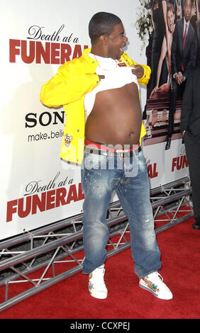 12. April 2010 - Los Angeles, Kalifornien, USA - TRACY MORGAN besucht die Weltpremiere von "Death At A Funeral'' Held am Arclight Theater In Hollywood, CA. 12.04.10. 2010.K64603LONG (Kredit-Bild: © D. Long/Globe Photos/ZUMApress.com) Stockfoto