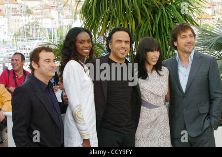 Schauspieler Eduard Fernadez, Diaryatou Daff, Regisseur Alejandro Gonzalez Inarritu Maricel... Stockfoto