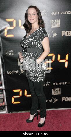 30. April 2010 - Los Angeles, Kalifornien, USA - Schauspielerin ANNIE WERSCHING bei '24' Serie Finale Party auf 3 Boulevard in Hollywood statt.  (Kredit-Bild: © Paul Fenton/ZUMA Press) Stockfoto