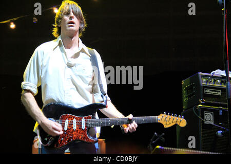 Pflaster auf dem Coachella Valley Music and Arts Festival in Indio, Kalifornien am 18. April 2010 durchführen.  Band-Mitglieder;  Stephen Malkmus Bob Nastanovich Scott Kannberg Steve West Mark Ibold Stockfoto