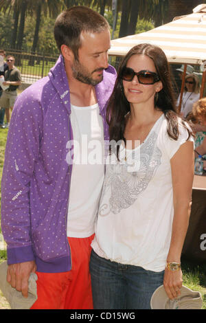 8. Juni 2008 - Hollywood, Kalifornien, US - I13362CHW. EINE ZEIT FÜR HELDEN CELEBRITY CARNIVAL GESPONSERT VON DISNEY, DIE ELIZABETH GLASER PEDIATRIC AIDS FOUNDATION ZU PROFITIEREN. WADSWORTH Theater, WESTWOOD, Kalifornien-06-08-2008.DAVID-ARQUETTE und COURTENEY COX-ARQUETTE (Kredit-Bild: © Clinton Wallace/Glo Stockfoto