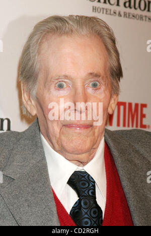 19. März 2008 - New York, NY, USA - Schauspieler PETER O' Toole in der New York premiere von Showtime "The Tudors" Staffel 2 im Sheraton Hotel in New York statt. Stockfoto