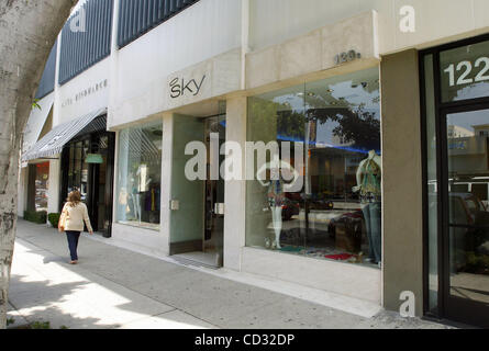 Los Angeles, 2008-4-2 / Promi Hotspots in Los Angeles: Sky Stockfoto