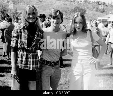 24. April 2008 - Hollywood, Kalifornien, USA - 9772.BICYCLE-GRAND-PRIX, MAGIC MOUNTAIN, ANEHEIM, CA-09-29-1974.MAUREEN-MCCORMICK.  --1974 (Kredit-Bild: © Phil Roach/Globe Photos/ZUMAPRESS.com) Stockfoto