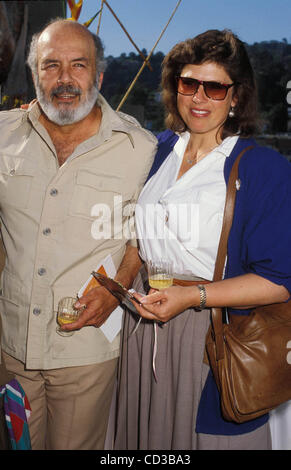 24. April 2008 - Hollywood, Kalifornien, US - 14481.GREATER CHEFS von LOS ANGELES EVENT, 05-03-1987.PERNELL ROBERTS WIFE KARA KNACK.  --1987 (Kredit-Bild: © Phil Roach/Globe Photos/ZUMAPRESS.com) Stockfoto