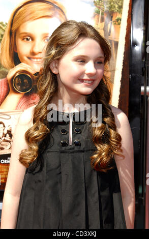 14. Juni 2008 - Hollywood, Kalifornien, US - I13786PR. DIE PREMIERE DES KIT KITREDGE: AN AMERICAN GIRL IN THE GROVE IN LOS ANGELES 14.06.2008.  --ABIGAIL BRESLIN(Credit Image: © Phil Roach/Globe Photos/ZUMAPRESS.com) Stockfoto