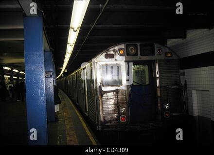 24. Juli 2008 - New York, New York, USA - New York City SUBWAY - MTA. # 8 b. (Kredit-Bild: © Mitchell Levy/Globe Photos/ZUMAPRESS.com) Stockfoto