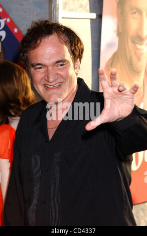 24. Juli 2008 - Hollywood, Kalifornien, US - I13501PR. DIE PREMIERE VON "SWING VOTE" AM EL CAPITAN THEATRE, HOLLYWOOD CA 24.07.2008.  --QUENTIN TARANTINO(Credit Image: © Phil Roach/Globe Photos/ZUMAPRESS.com) Stockfoto