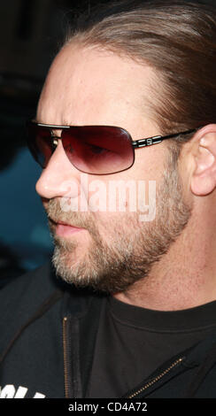 Sep 18, 2008 - New York, NY, USA - RUSSELL CROWE unterwegs in New York City gesichtet.  (Bild Kredit: © Dan Herrick-KPA/Dan Herrick/ZUMA Press) Stockfoto