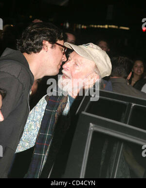 29. September 2008 - Gäste New York, New York, USA - spannende LETTERMAN-SHOW. ED SULLIVAN THEATER 28.09.2008.       2008.PETE SEEGER. K59953RM (Kredit-Bild: © Rick Mackler/Globe Photos/ZUMAPRESS.com) Stockfoto