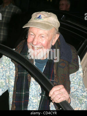 29. September 2008 - Gäste New York, New York, USA - spannende LETTERMAN-SHOW. ED SULLIVAN THEATER 28.09.2008.       2008.PETE SEEGER. K59953RM (Kredit-Bild: © Rick Mackler/Globe Photos/ZUMAPRESS.com) Stockfoto