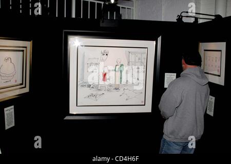 9. Oktober 2008 - New York, New York, USA - Hommage an JOHN LENNON am 9. Oktober wäre die seinem 68. Geburtstag mit einer Ausstellung seiner Kunst und handschriftliche SONG Texte in der OPEN HOUSE GALLERY IN SOHO und ein Treffen von FANS bei STRAWBERRY FIELDS im CENTRAL PARK markiert. NYC 09.10.2008.       2 Stockfoto