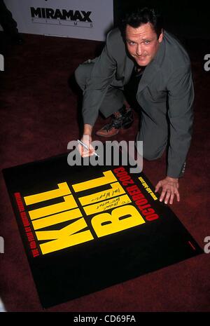 29. September 2003 - Hollywood, Kalifornien, US - I8031PR. KILL BILL-PREMIERE am CHINESE THEATRE, NEW YORK Hollywood.09/29/2003.  / / 2003.MICHAEL MADSON (Kredit-Bild: © Phil Roach/Globe Photos/ZUMAPRESS.com) Stockfoto