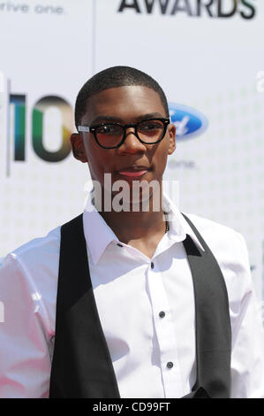 27. Juni 2010 kommt - Los Angeles, Kalifornien, USA - MISHON auf dem roten Teppich für den 10. Jahrestag BET Awards 2010 im Shrine Auditorium statt. (Kredit-Bild: © Mark Samala/ZUMApress.com) Stockfoto