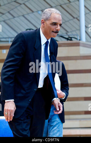 8. Juli 2010 - Aspen, Colorado, USA - uns Justizminister ERIC HOLDER am Aspen Idee Festival.  (Kredit-Bild: © Rustin Gudim/ZUMApress.com) Stockfoto